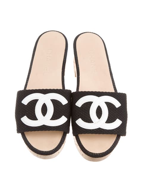 chanel slides for women.